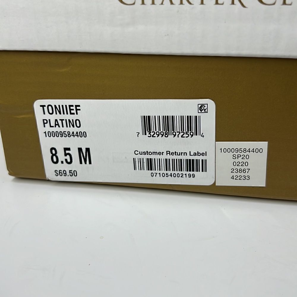 Charter Club Toniie Platino Wedge Sandals size 8.5M - Picture 8 of 8